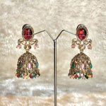 Load image into Gallery viewer, AALIYAH jhumkas (multicolor)
