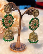 Load image into Gallery viewer, SHREYA Jhumkas - Green

