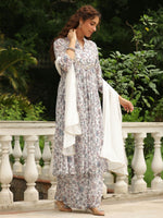 Load image into Gallery viewer, DISHA [L / 40] - A-Line kurti set
