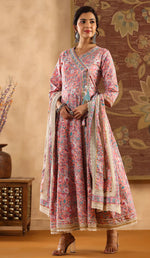 Load image into Gallery viewer, TANVI [3XL / 46] - Flared kurti set
