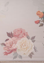 Load image into Gallery viewer, Floral x Georgette Saree - Light Grey

