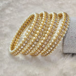 Load image into Gallery viewer, SHREYA - set of 4 bangles (Gold)

