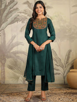 Load image into Gallery viewer, BHUVA [XS / 34] - Straight cut embroidered kurti set
