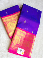 Load image into Gallery viewer, ZARIA BLUSH - Pure Kanjivaram Silk Saree with Gold Zari
