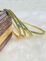 Load image into Gallery viewer, RADHA - set of 4 bangles (Green)

