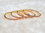 Load image into Gallery viewer, RADHA - set of 4 bangles (Rani)
