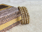 Load image into Gallery viewer, DRISHA - set of 4 bangles (Gold)
