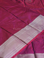 Load image into Gallery viewer, Semi Soft Silk Silver Zari Saree - Shiraz
