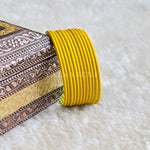 Load image into Gallery viewer, Matte Bangles - Dark Yellow
