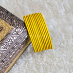 Load image into Gallery viewer, Matte Bangles - Dark Yellow
