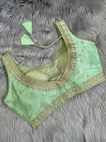 Load image into Gallery viewer, Mint : Readymade blouse [SHREYA]
