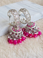 Load image into Gallery viewer, NEHA earrings (Hot Pink)
