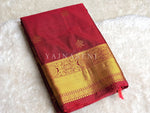 Load image into Gallery viewer, Mini Motifs x Semi Soft Silk Saree - Maroon
