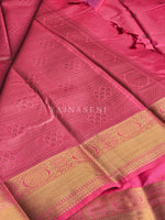 Load image into Gallery viewer, Mini Motifs x Semi Soft Silk Saree - Rose Milk

