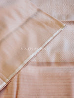 Load image into Gallery viewer, Kubera Pattu x Rosegold Zari Saree - Vanilla
