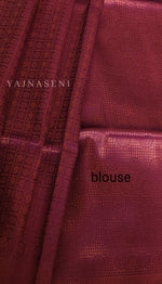 Load image into Gallery viewer, Kubera Pattu Saree - Plum
