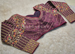 Load image into Gallery viewer, Purple: Readymade blouse [JAHANARA]
