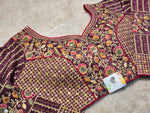 Load image into Gallery viewer, Purple: Readymade blouse [JAHANARA]
