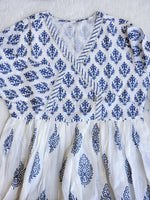 Load image into Gallery viewer, SAJNA [M / 38] - Angrakha Block Print Kurti Set
