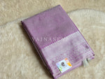 Load image into Gallery viewer, Semi Silk x Tissue Silver Zari Saree : Purple
