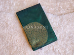 Load image into Gallery viewer, Soft Silk Borderless Mandala Saree - Emerald
