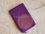 Load image into Gallery viewer, Soft Silk Borderless Mandala Saree - Purple
