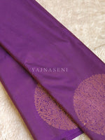 Load image into Gallery viewer, Soft Silk Borderless Mandala Saree - Purple
