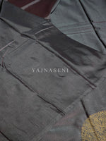 Load image into Gallery viewer, Soft Silk Borderless Mandala Saree - Dark Oak

