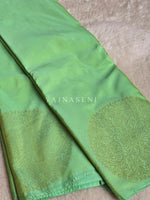 Load image into Gallery viewer, Soft Silk Borderless Mandala Saree - Lime
