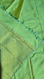 Load image into Gallery viewer, Soft Silk Borderless Mandala Saree - Lime

