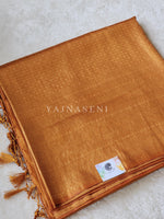 Load image into Gallery viewer, Kubera Pattu Saree - Dark Mustard
