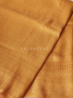 Load image into Gallery viewer, Kubera Pattu Saree - Dark Mustard
