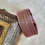 Load image into Gallery viewer, Solid Colour Metallic Bangles - Blush
