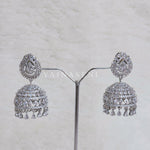 Load image into Gallery viewer, NIHARIKA jhumkas (Silver)
