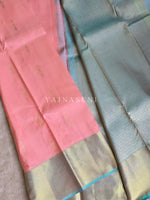 Load image into Gallery viewer, ETHEREAL DRIFT - Pure Kanjivaram Silk Saree with Gold Zari
