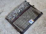 Load image into Gallery viewer, Silk Cotton x Checkered Zari Saree - Bird Paradise
