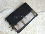 Load image into Gallery viewer, Blended Cotton Saree : Black
