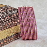 Load image into Gallery viewer, Metallic x Dot Bangles - Pink
