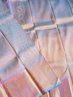 Load image into Gallery viewer, STARDUST ILLUSION - Pure Kanjivaram Silk Saree with Gold Zari
