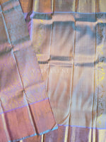 Load image into Gallery viewer, STARDUST ILLUSION - Pure Kanjivaram Silk Saree with Gold Zari

