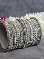 Load image into Gallery viewer, FANAA Bangle Set (Silver)
