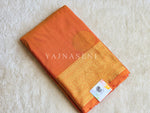 Load image into Gallery viewer, Semi Soft Silk Gold Zari Saree - Orange
