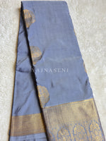 Load image into Gallery viewer, Monochrome Series : Semi Kanchi Silk Saree - Grey
