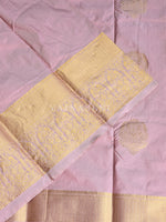 Load image into Gallery viewer, Monochrome Series : Semi Kanchi Silk Saree - Blush Pink
