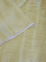 Load image into Gallery viewer, Organza saree x sequins x white lace - Pista

