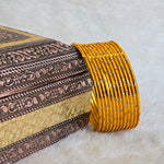 Load image into Gallery viewer, Metallic x Dot Bangles - Marigold

