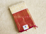 Load image into Gallery viewer, HEAVENLY HARMONY - Pure Kanjivaram Silk Saree with Gold Zari
