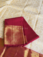 Load image into Gallery viewer, HEAVENLY HARMONY - Pure Kanjivaram Silk Saree with Gold Zari
