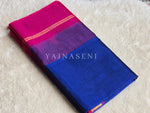 Load image into Gallery viewer, Kanchipuram Silk Cotton Saree : Royal blue x Magenta
