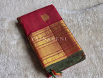 Load image into Gallery viewer, HERITAGE GROVE - Pure Kanjivaram Silk Saree with Gold Zari
